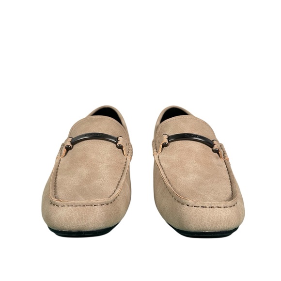 CALVIN KLEIN Otilis Suede Horsebit Loafers in beige - Picture 6 of 10